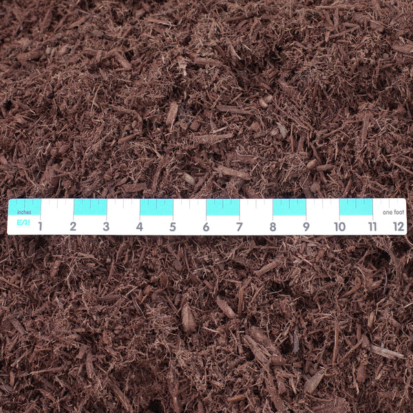 Double Ground Hardwood Dyed Brown (Chocolate Cherry) Mulch - $36.00 Per Cubic Yard