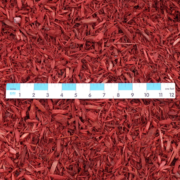Double Ground Hardwood Dyed Red Mulch - $37.50 Per Cubic Yard - Local Delivery Derry Latrobe Greensburg Ligonier Pennsylvania